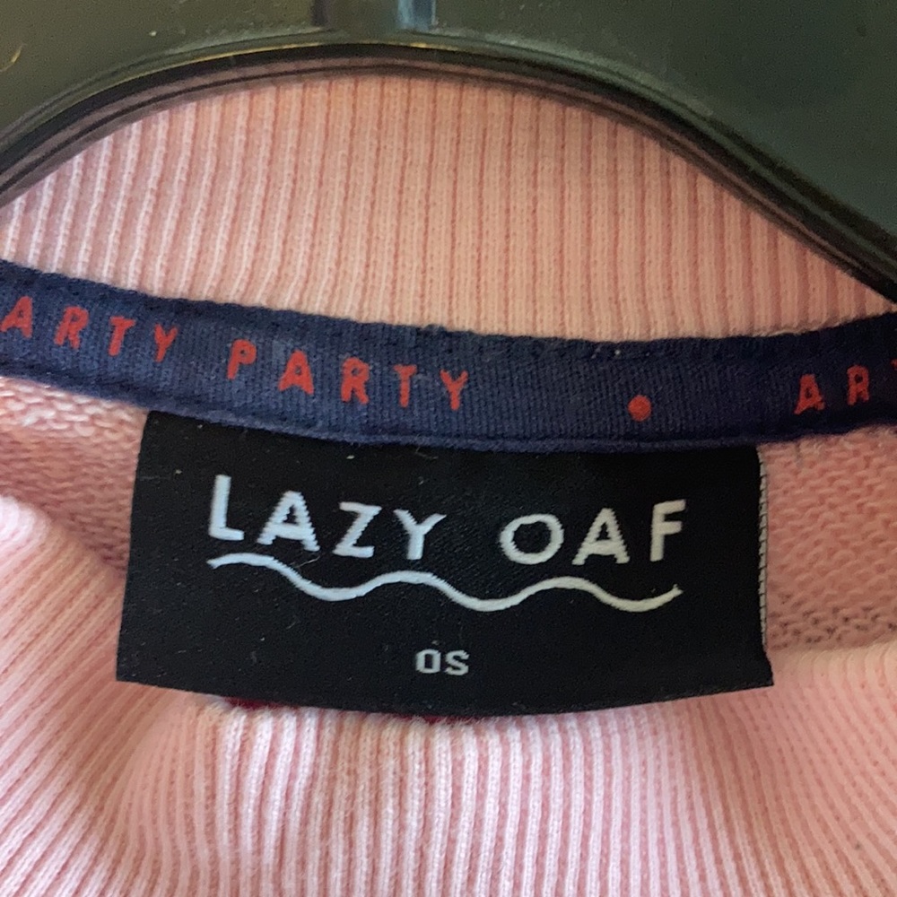 Lazy Oaf Os Pink With Polka Dot, Ruffle Jumper Ov… - image 4